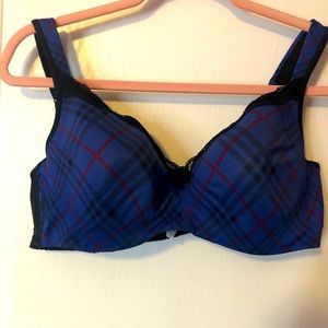 Plaid Bra Super Supportive